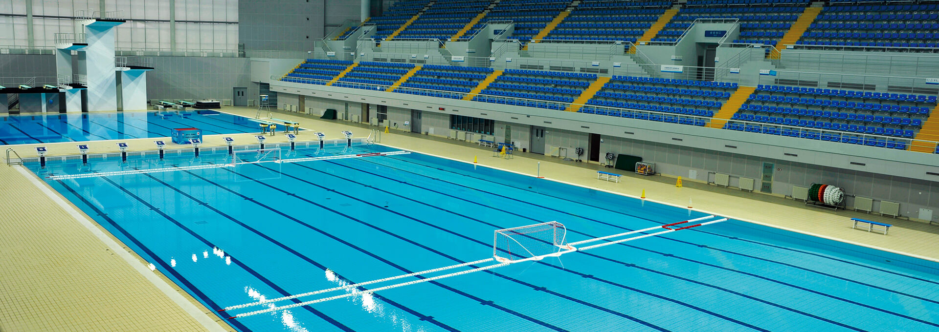 天津奥体水上运动中心游泳馆泳池设备项目
