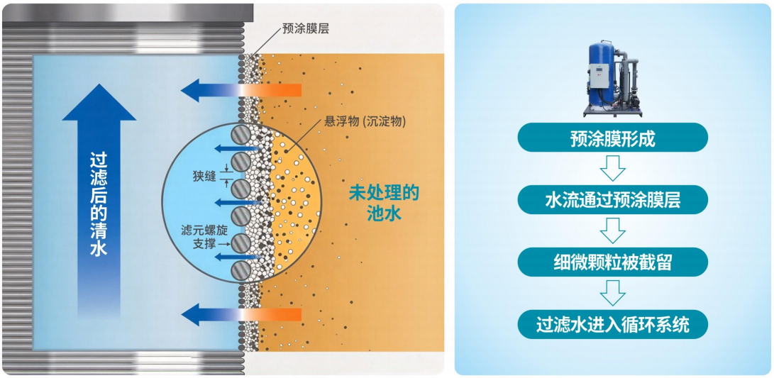 预涂膜实现微米级精滤图示 预涂膜实现微米级精滤图示